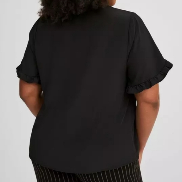 Torrid Ruffle Trim Blouse - Picture 8 of 9